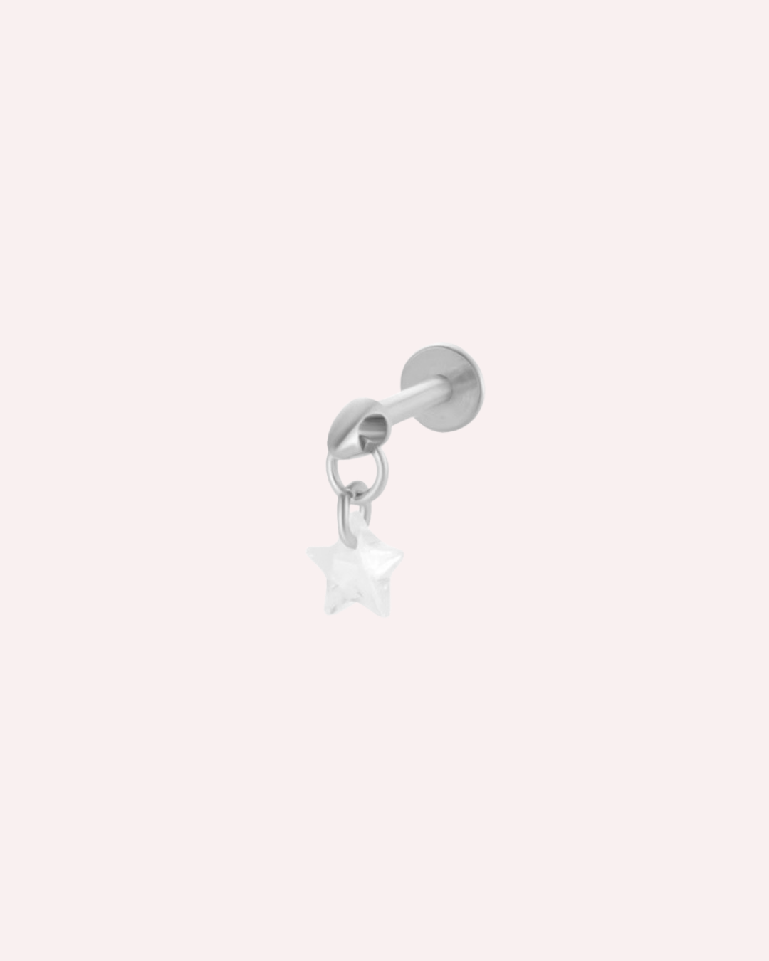 Piercing Titanio estrella colgante