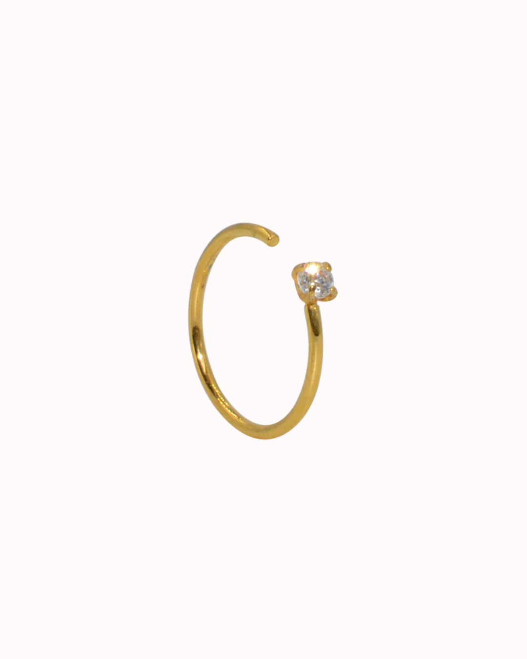 Aro nostril con circonia