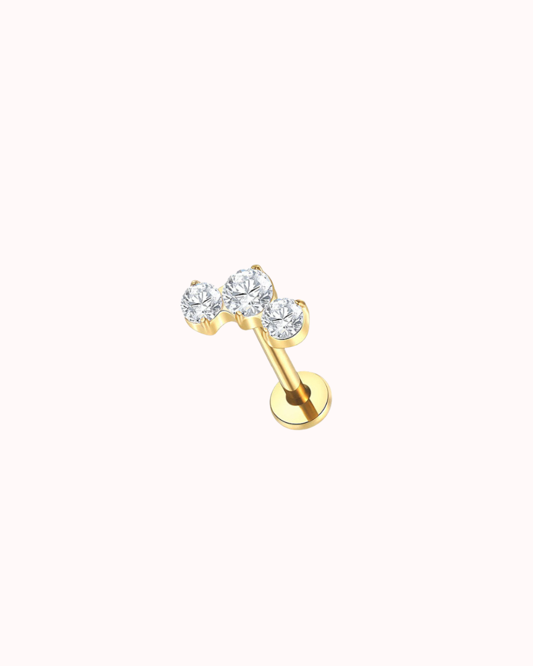 Piercing Titanio tresillo