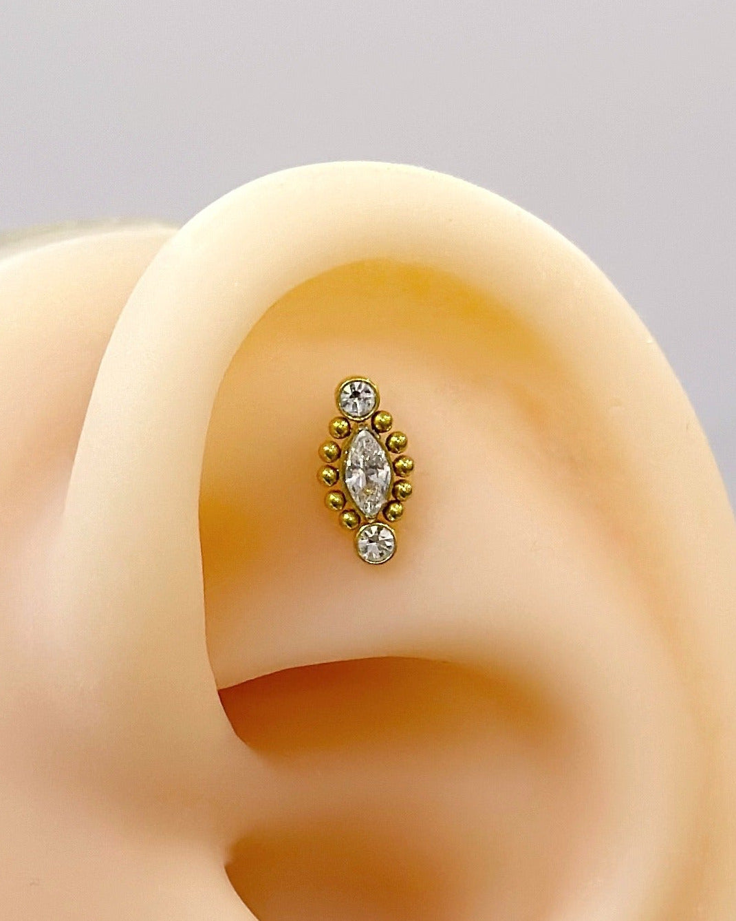 Piercing Titanio Espejo Turco