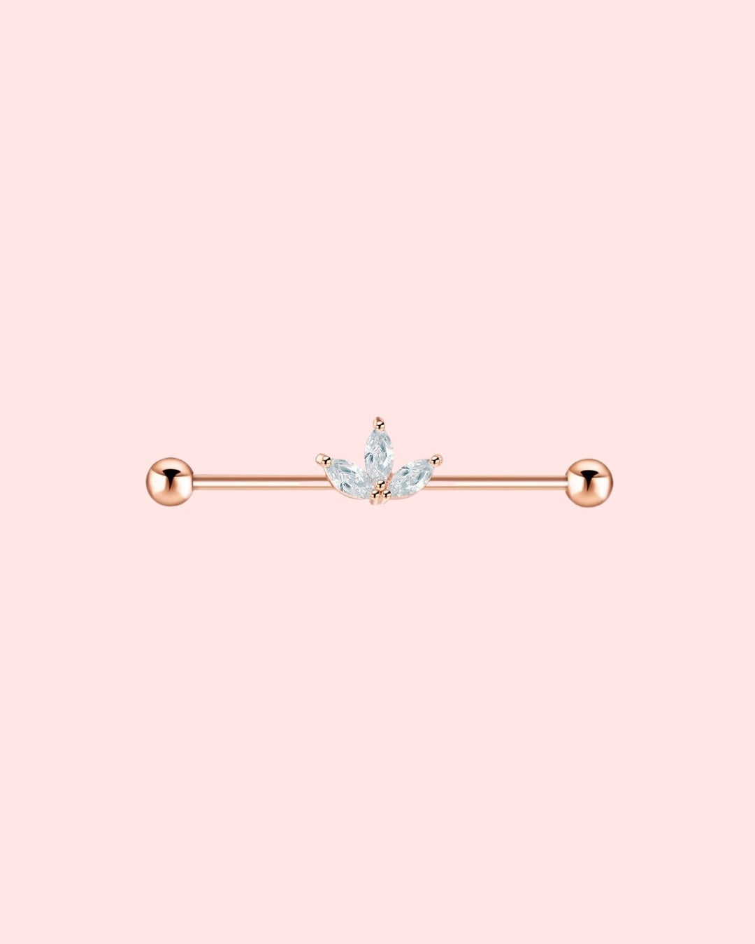 Piercing industrial "Rose"