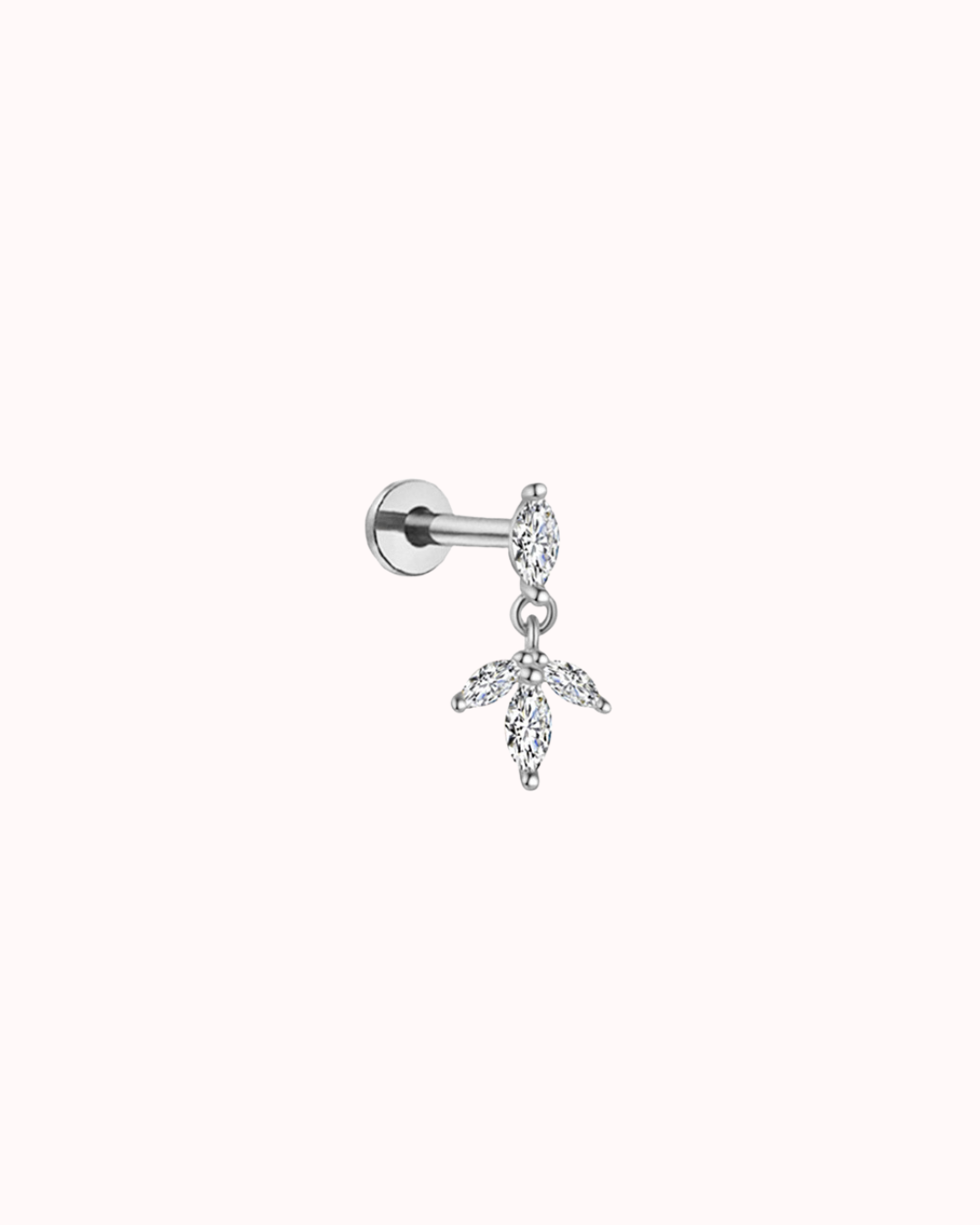 Piercing Titanio Corona colgante
