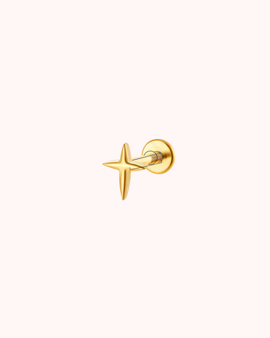 Piercing titanio destello