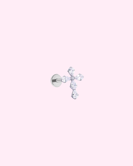 Piercing Titanio Cruz