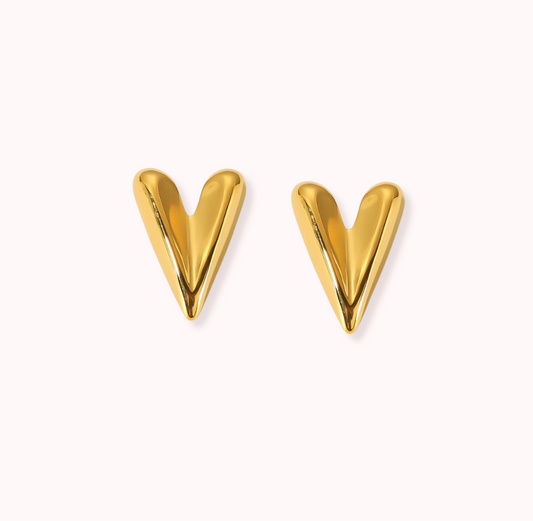 Heart Studs