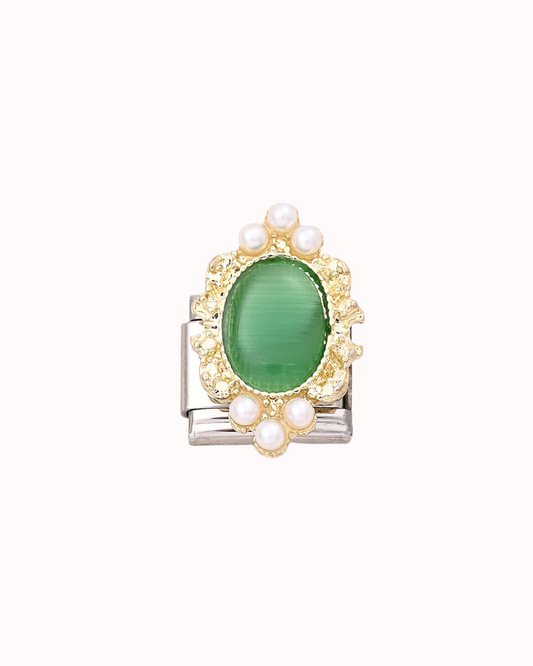 Charm Espejo turco verde