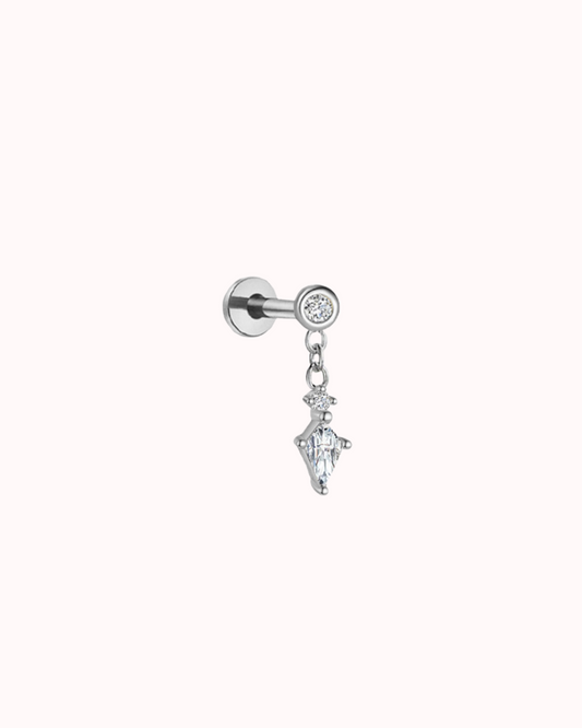 Piercing Titanio Bisel colgante