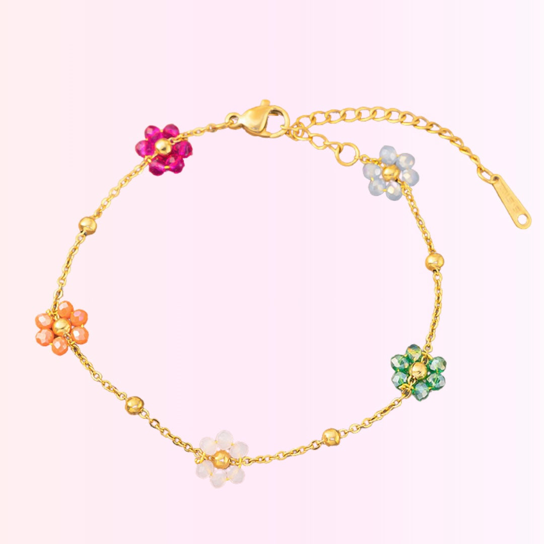 Pulsera flores 🌸