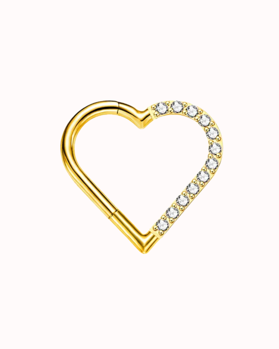 Corazón Daith Titanio