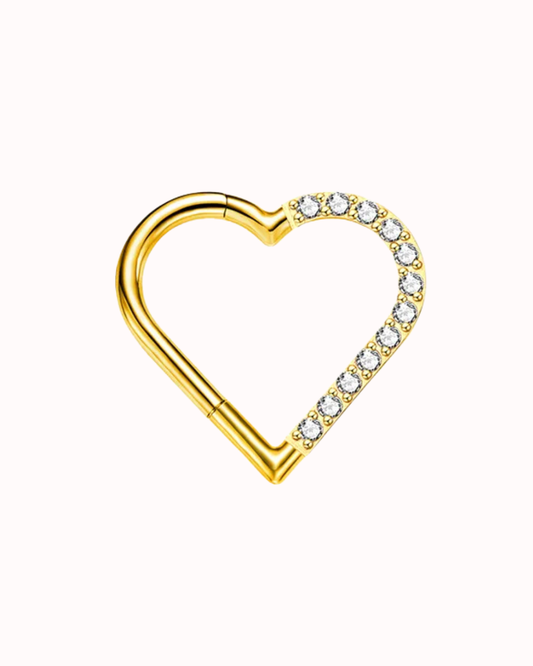 Corazón Daith Titanio