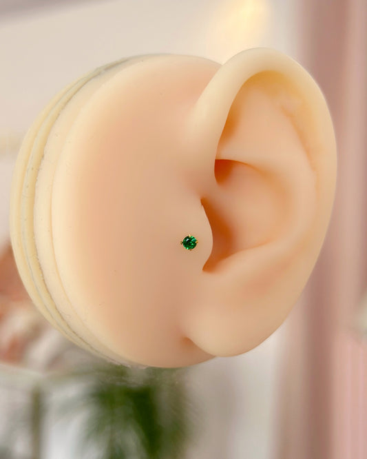 Piercing Recto Verde