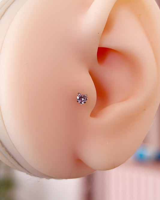 Piercing Corazón Rosa